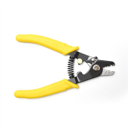 Professional Fibre Optic Stripper Insulated Ｗire Stripper 3 Holes Stripping Tool