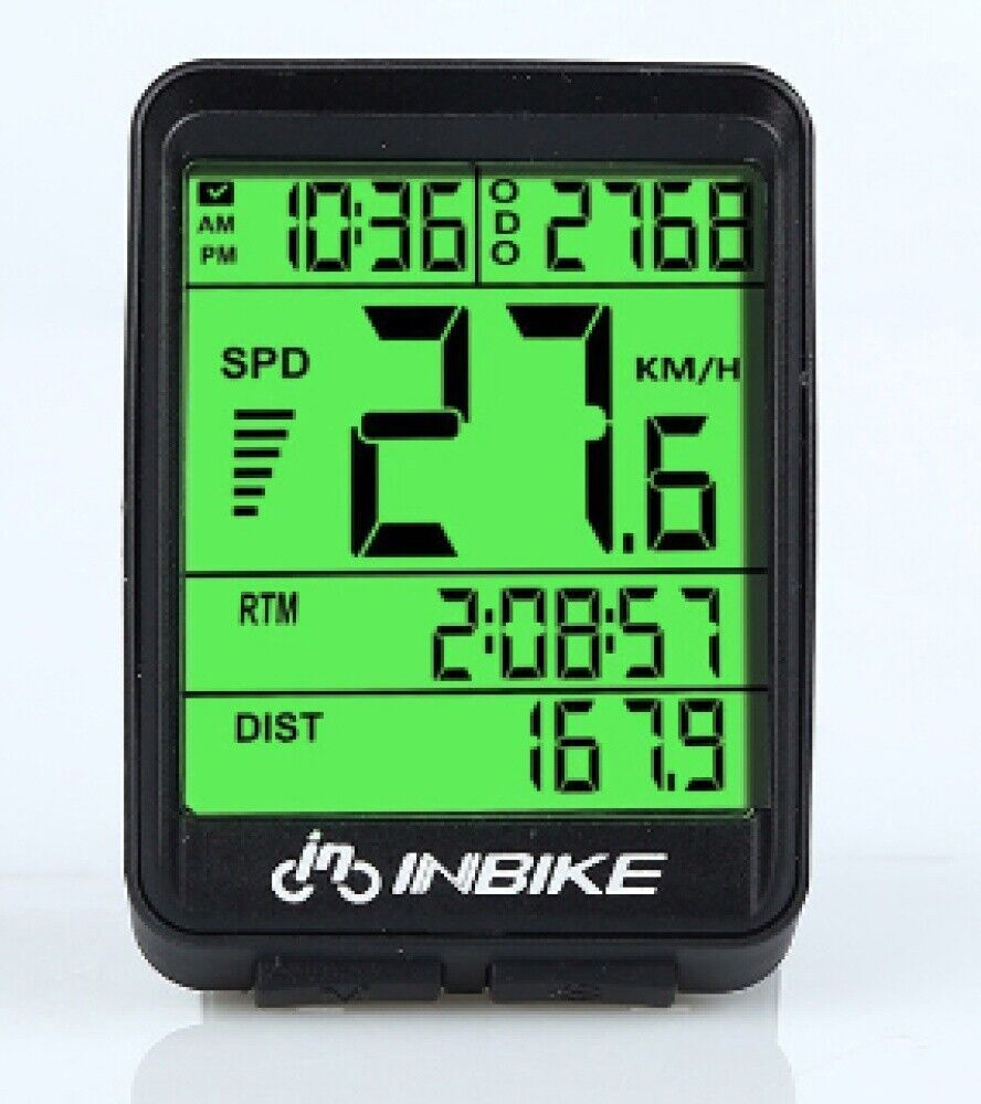 Wireless Cycling Bike Bicycle LCD Cycle Speedometer Computer Odometer Waterproof