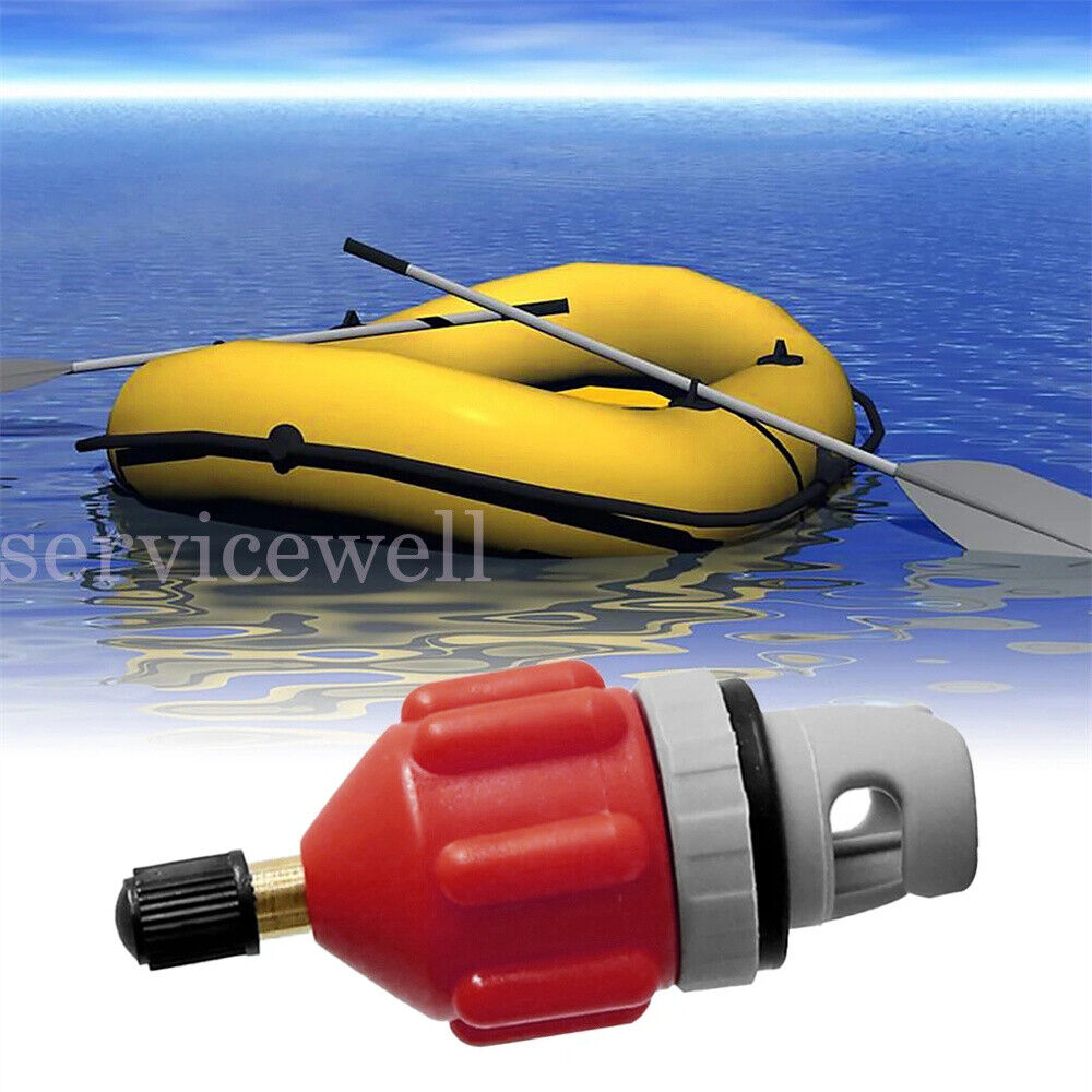 2pcx Air Valve Adapter Sup Pump Compressor Paddle Board Inflatable Boat Auto Car