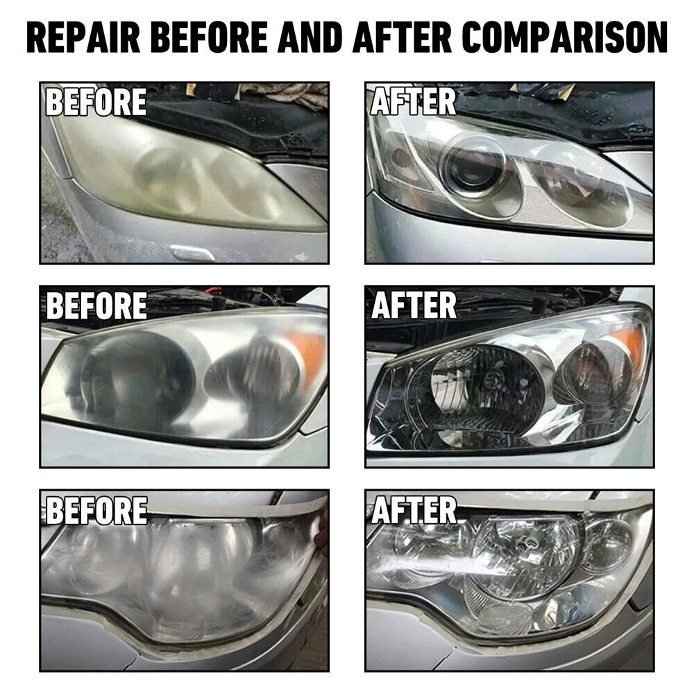 Restowipes Car Headlight Restoration, Polish Headlights Lens Restore Cleaner #T