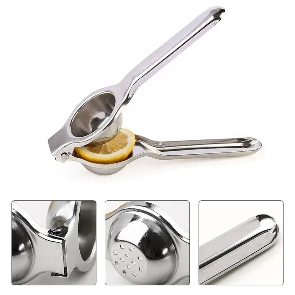 Lime Squeezer Juicer Manual Hand Press Tool Kitchen Stainless Steel Lemon Orange