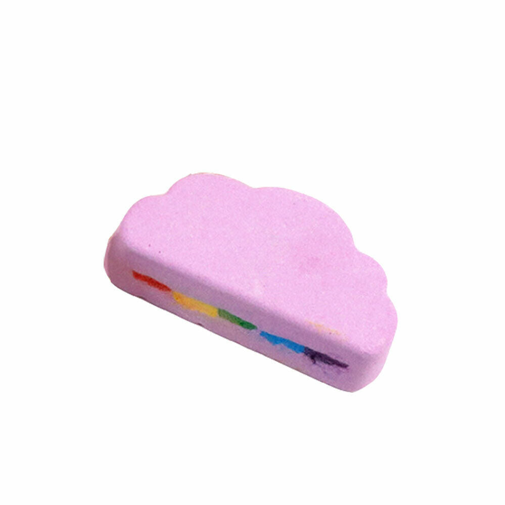 Natural Cloud Rainbow Bath Salt Ball Essential Oil Effervescent Bubble Bomb