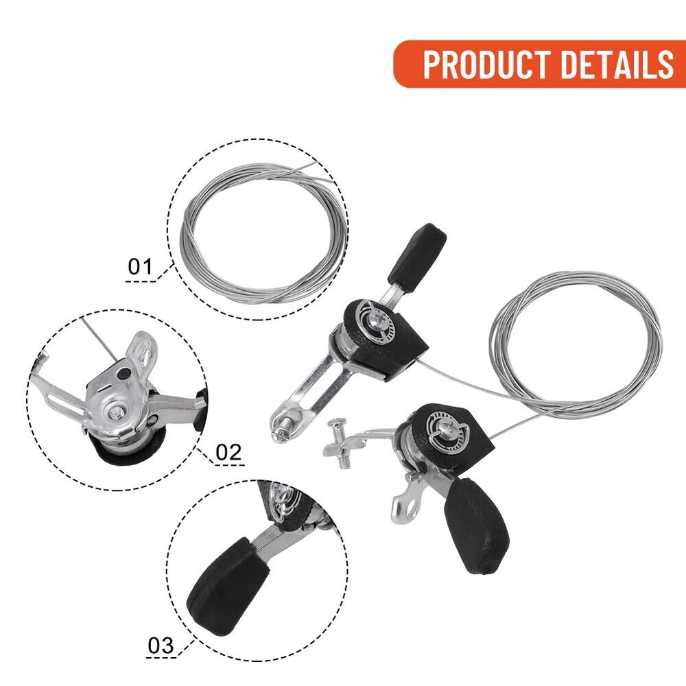 Optimize Your Bike's Gear Shifting with Thumb Shifters 3x6/3x7 18/21 Speeds