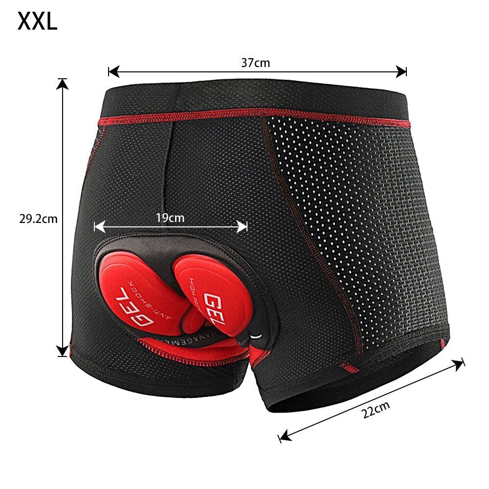 Gel Padded Short Pants Men Cycling Bike Bicycle Sports Shorts Riding Underwear