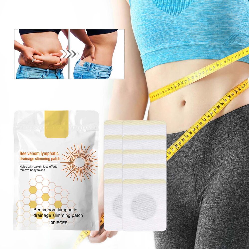 30X Bee Venom Lymphatic Drainage and Slimming Patch for Women & Men Body Slim