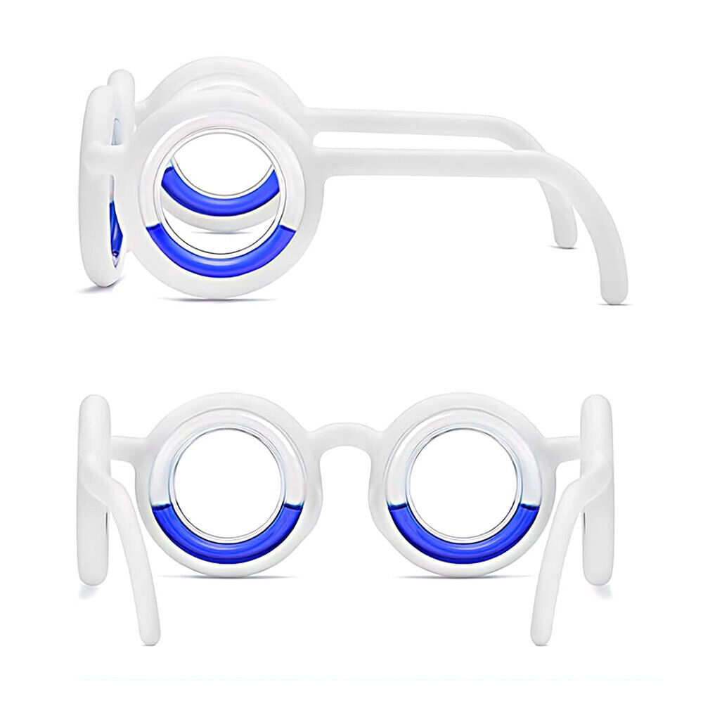 2x NEW Anti Motion Sickness Glasses Anti Dizziness Nausea Seasickness Glasses