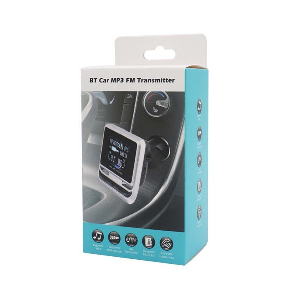 Handsfree Wireless Bluetooth Car Kit FM Transmitter MP3 Player USB Charge