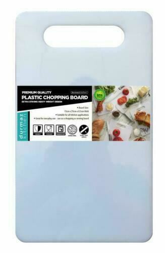 3pcs Plastic Chopping Boards Cutting Board 25 X 15CM White ChoppingBoard