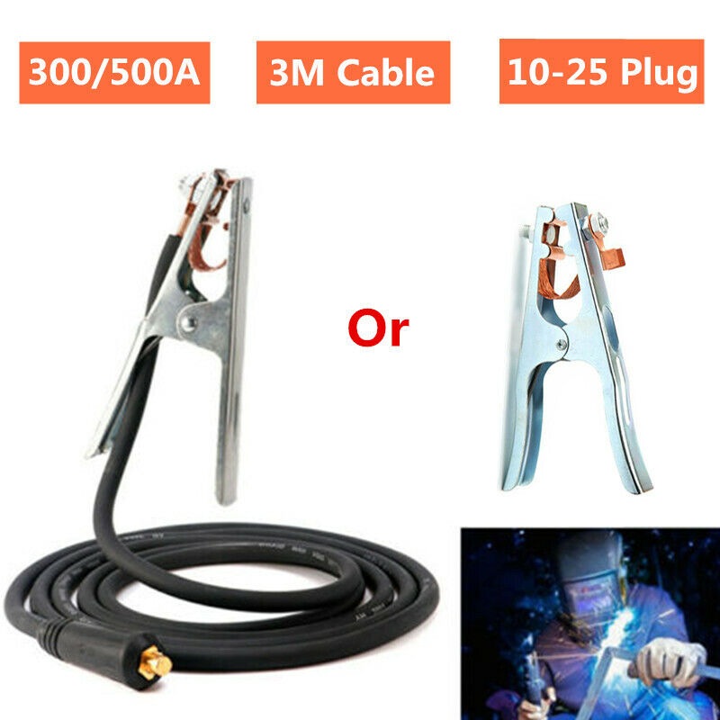 300/500A Clip Copper Welding Ground for Professional Welder Earth Clamp Amp