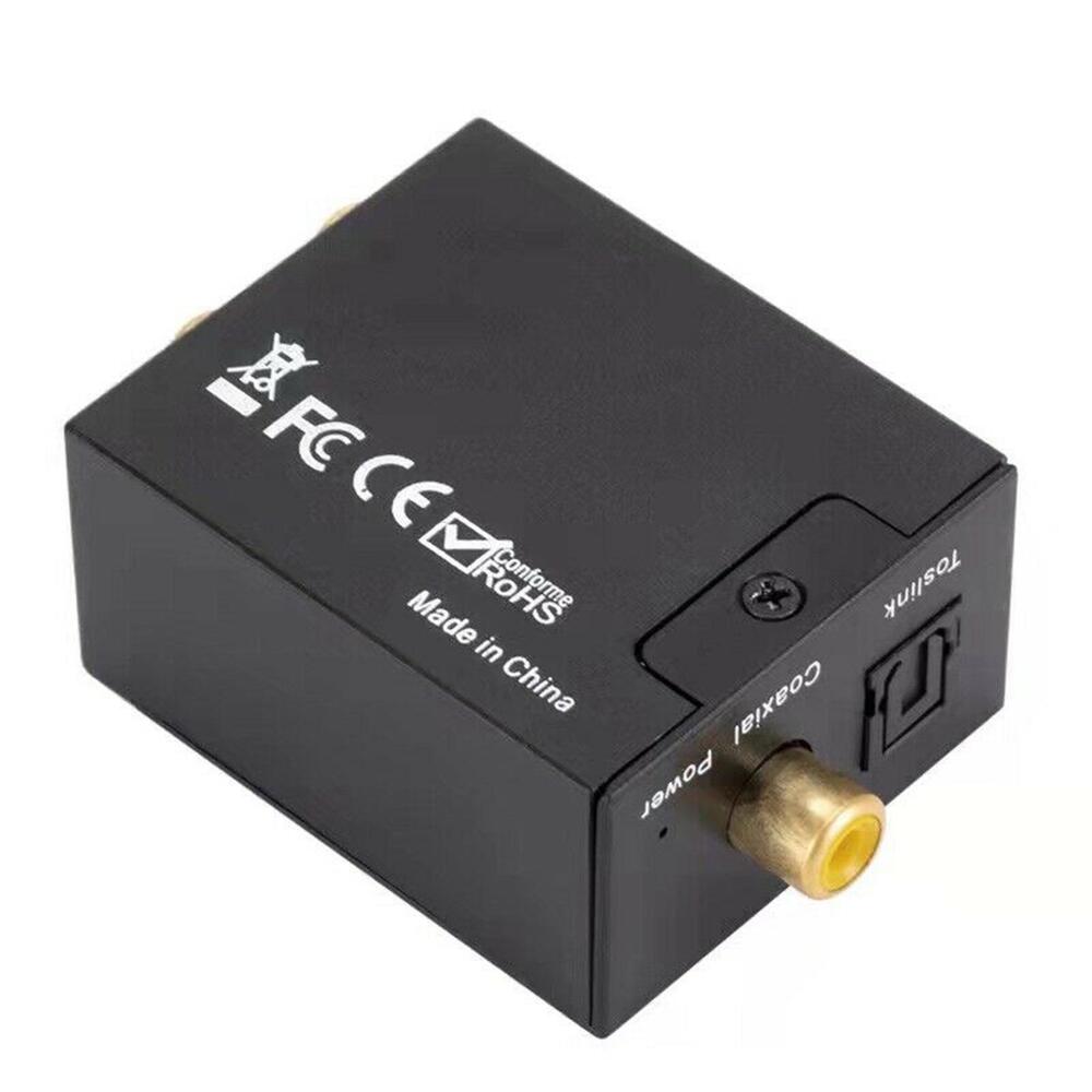 Optical Coaxial Toslink Digital to Analog RCA L/R Audio GX, Converter Q3J7