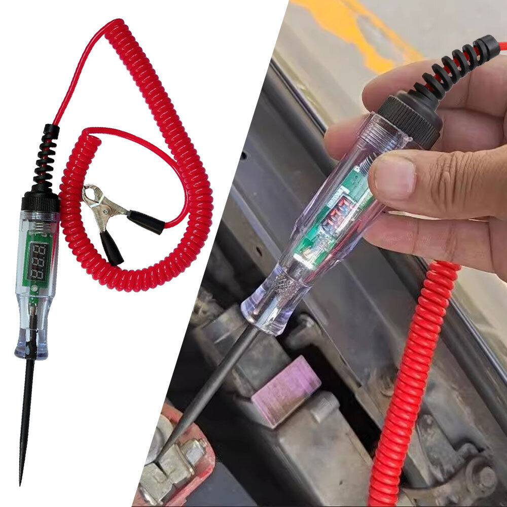 3-24V Digital Electric Circuit LCD Tester Test Light Car Truck Voltage Probe Pen