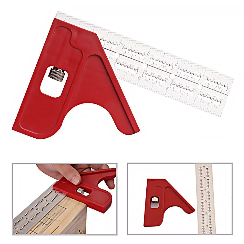 Scalable Tool Ruler For Woodpecker One Time T type Hole Stainless Mark Gauge #T