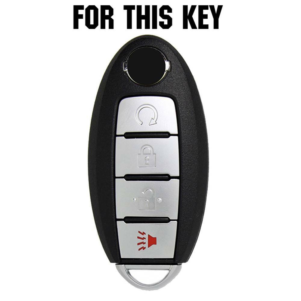 For Nissan Altima Murano 4 Button Remote Smart Key Fob Silicone Skin Case Cover