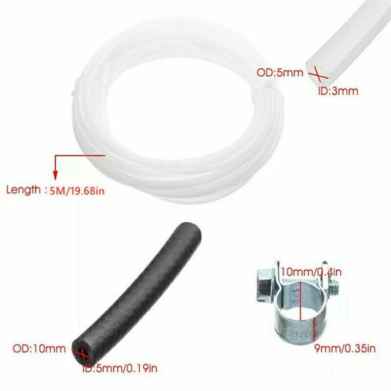 For Webasto Eberspacher Diesel Heater Inline Fuel Filter Hose Clip Pipe Line Kit