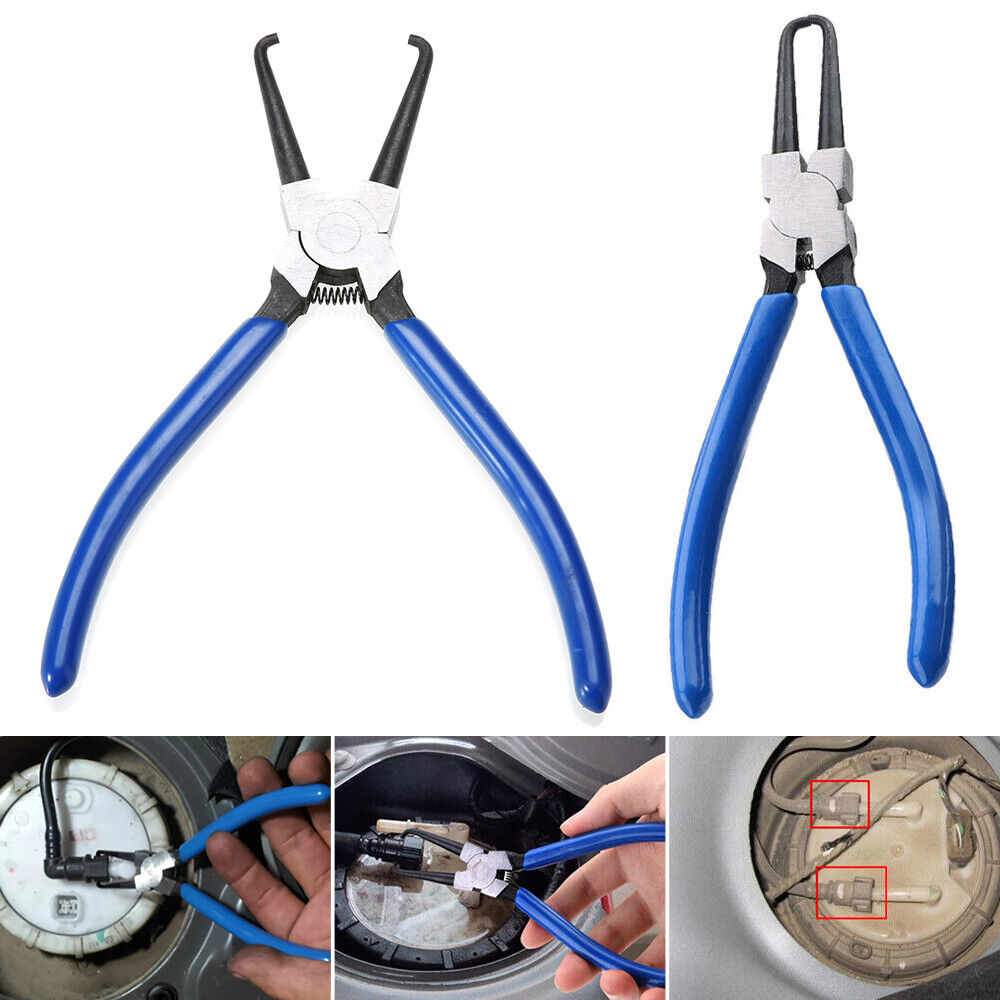 Petrol Clip Pipe Hose Release Disconnect Removal Plier Tool Set Fuel Filter Line