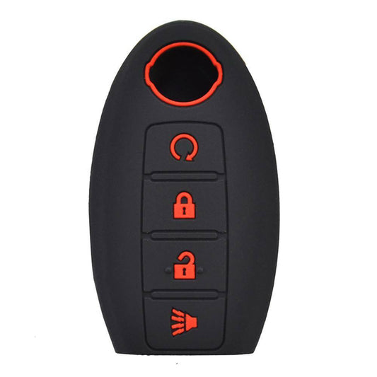 For Nissan Altima Murano 4 Button Remote Smart Key Fob Silicone Skin Case Cover