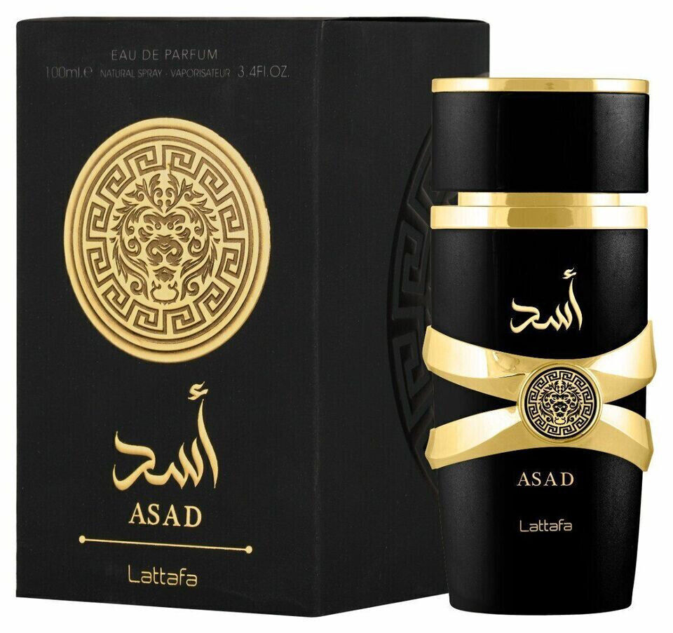 ASAD 100ml by Lattafa Perfume for Men Fragrance Spray Woody Amber Vanilla UAE