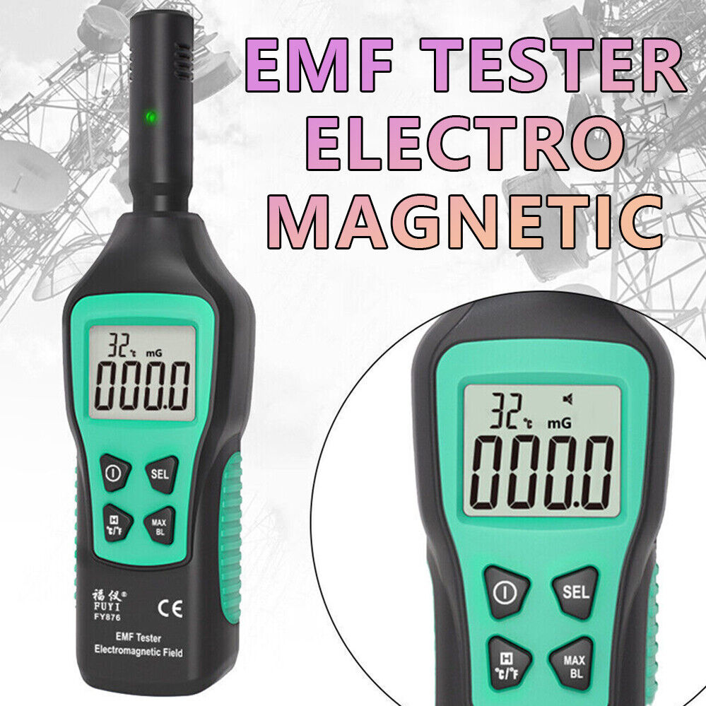 Handheld EMF Meter Electromagnetic Radiation Detector Monitor Digital Reader New