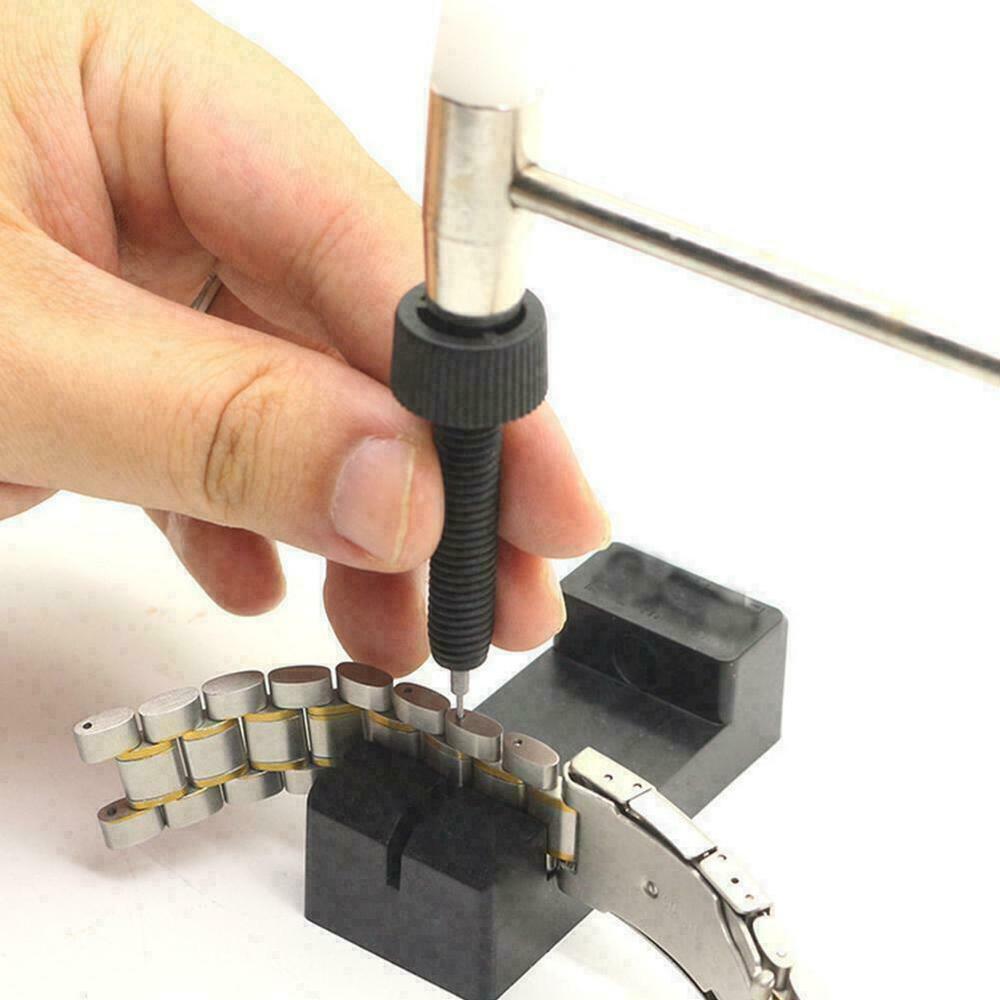 Set Adjustable Watch Band Strap Bracelet Link Pin Remover Kit Tool L1R4- U3X9