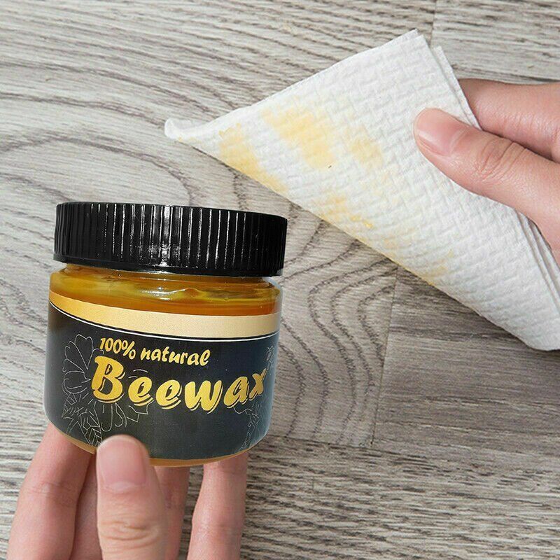 Natural Beeswax Home Wood Furniture Care Polishing Seasoning Bee Wax Traditional