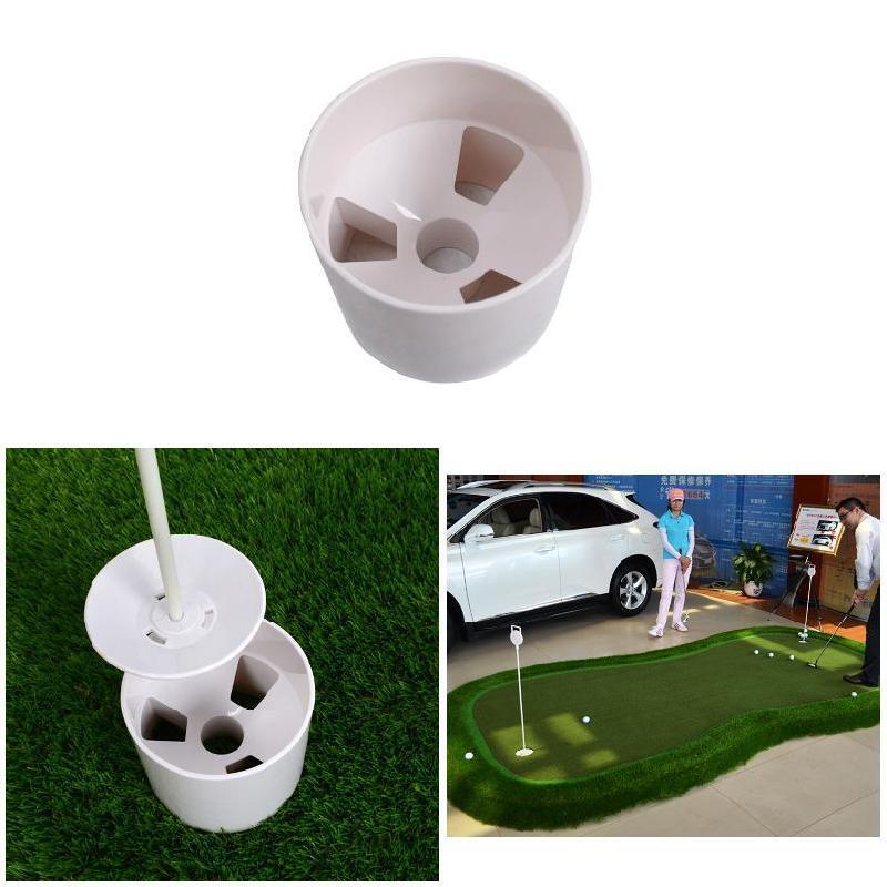 2X Plastic Practice Golf Cup Putting Green Cup Golf Green Hole Cup Golf Training