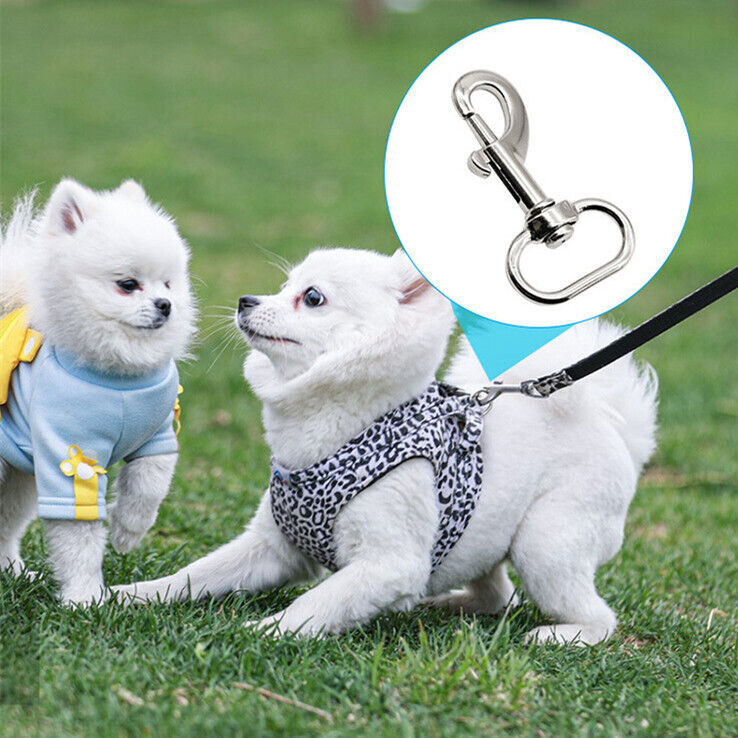 Mini Aluminum Alloy Keychain Making Snap Spring Clip Hook For Pets Carabiner 360