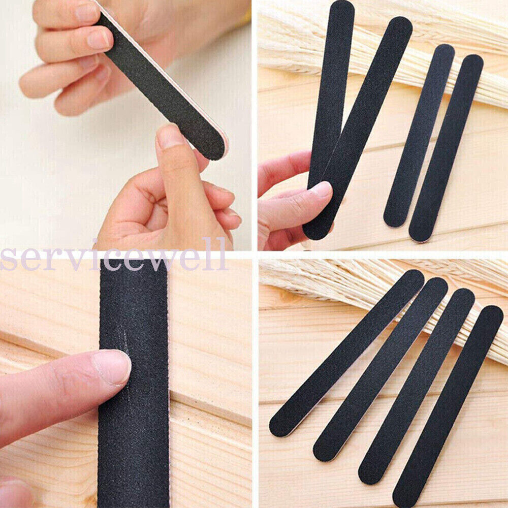 Professional Nail File Sanding Buffer100/180 Grit Manicure Art Pedicure Salon10x