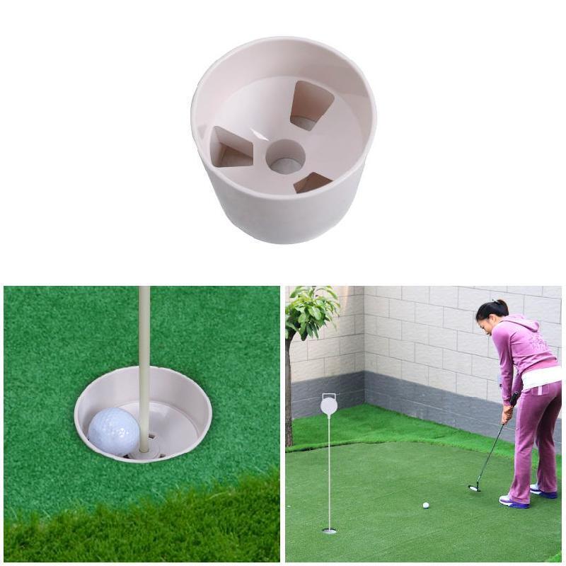 2X Plastic Practice Golf Cup Putting Green Cup Golf Green Hole Cup Golf Training