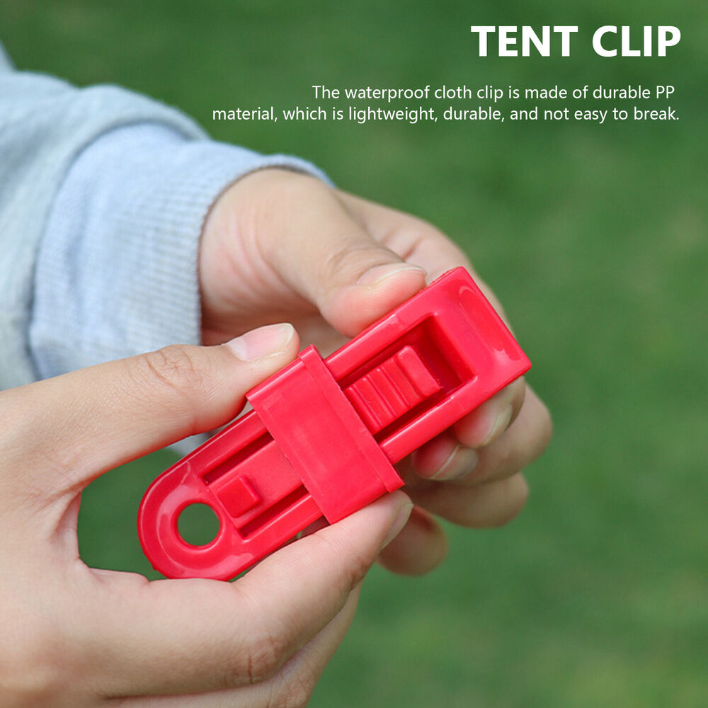 Tent Clip Waterproof Sunshade Net Clips Lightweight Tent Accessor