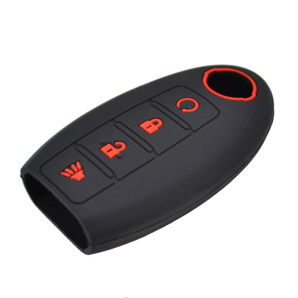 For Nissan Altima Murano 4 Button Remote Smart Key Fob Silicone Skin Case Cover