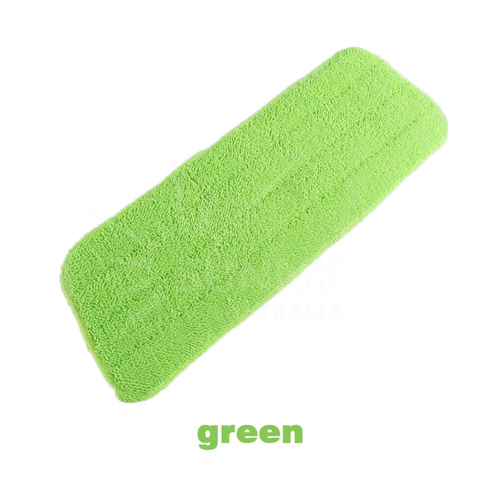 4x Replacement Microfiber Flat Mop Head Refill Floor Cleaning Pads Absorbent Cloths