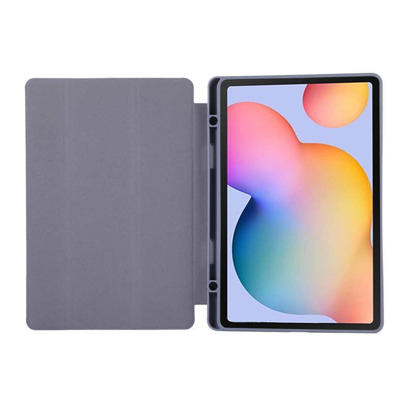 For Samsung Galaxy Tab S6 Lite 10.4" Smart Cover Leather Flip Case With Pen Slot