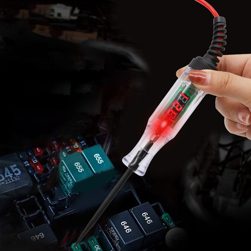 3-24V Digital Electric Circuit LCD Tester Test Light Car Truck Voltage Probe Pen