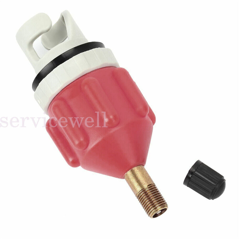 2pcx Air Valve Adapter Sup Pump Compressor Paddle Board Inflatable Boat Auto Car