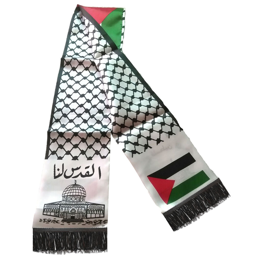 3PCS Palestine Flag Scarf Islamic Gift Keffiyeh Jerusalem Free Gaza AQSA