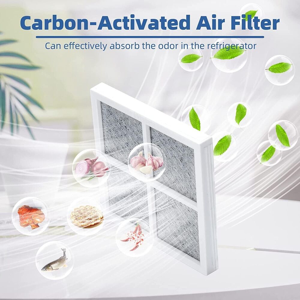 4Pcs Fridge Air Filter for LG Pure N Fresh GF-AD910SL GF-B590PL GF-B590MBL LT120