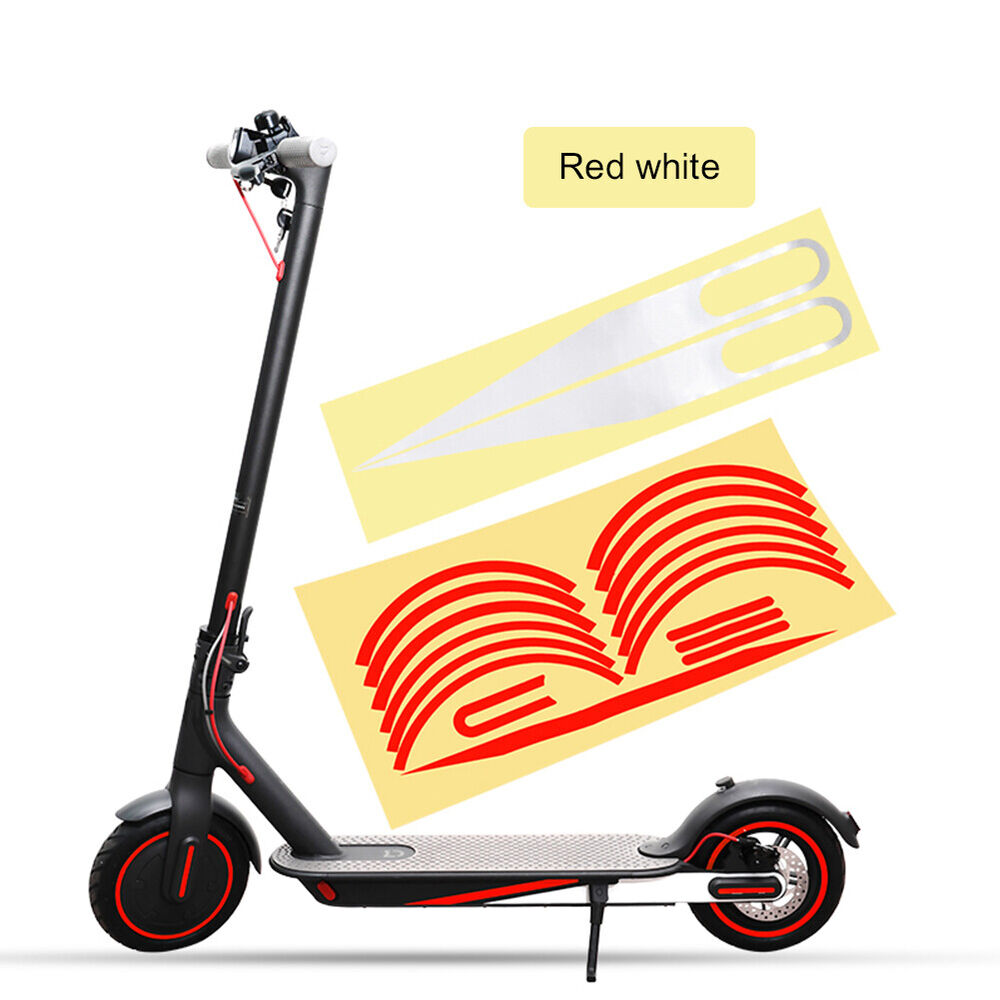 PVC Scooter Decal Waterproof Night Riding Warning Strip for Xiaomi Mijia M365