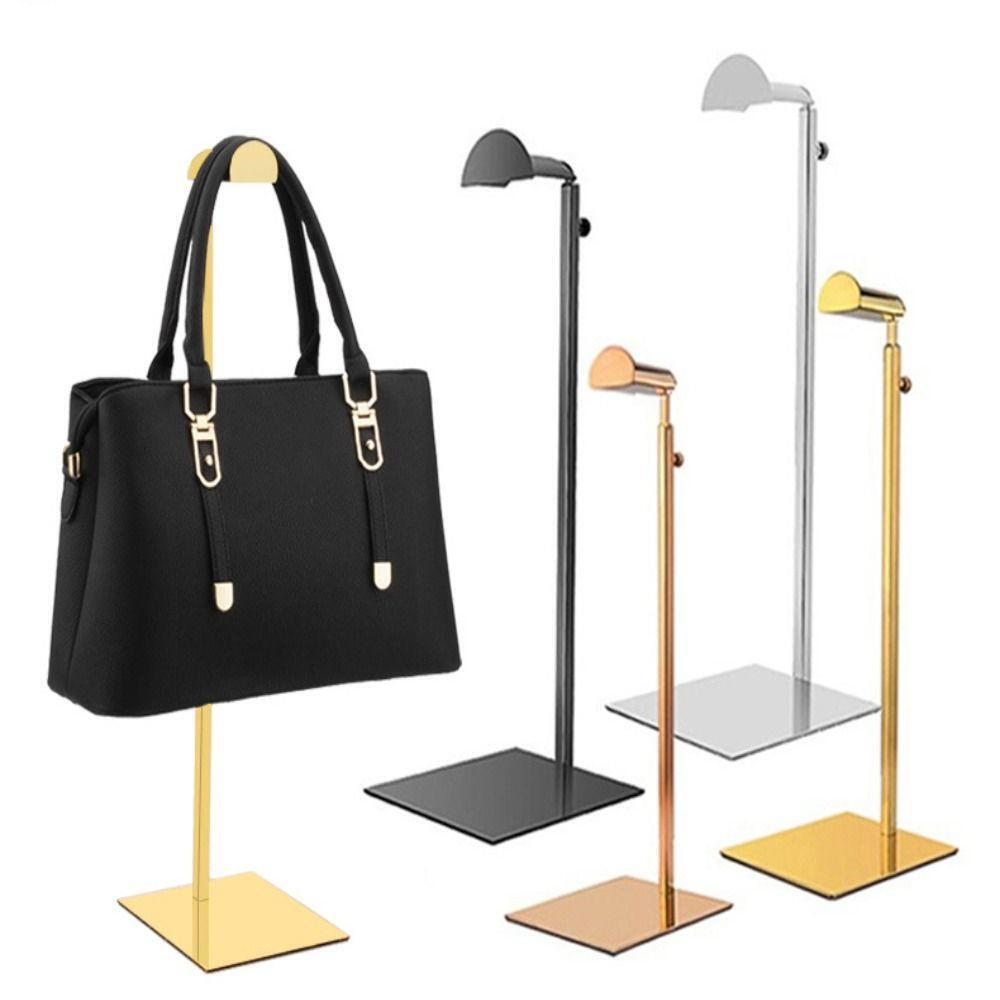 2X Adjustable Stainless Steel Handbag Display Stand Bag Purse Rack Hanger Holder