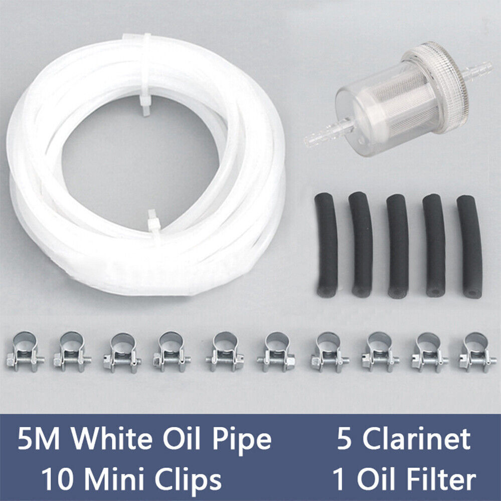 For Webasto Eberspacher Diesel Heater Inline Fuel Filter Hose Clip Pipe Line Kit