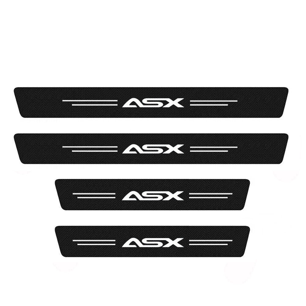 4X For Mitsubishi ASX Accessories Door Sill Plate Protector Cover Anti Scratch