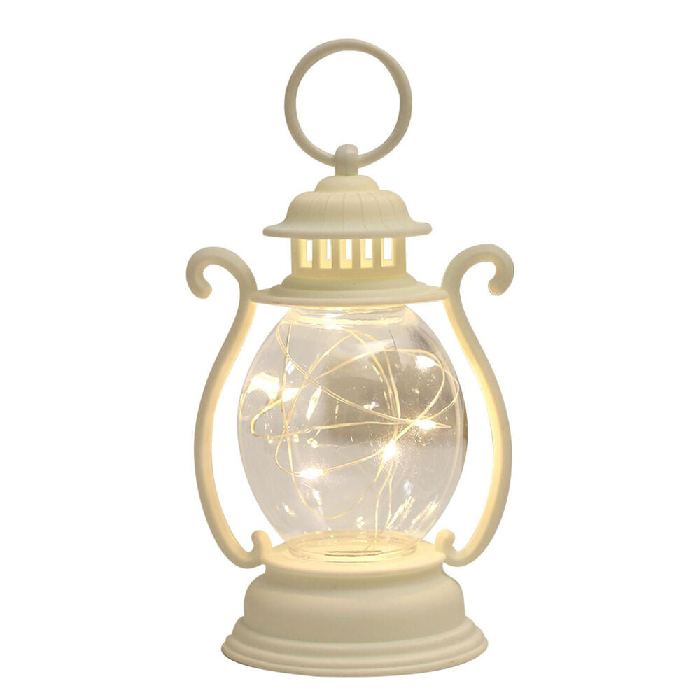 Led Lantern Retro Decorative Hanging Lantern Battery Operated Rustic Lantern