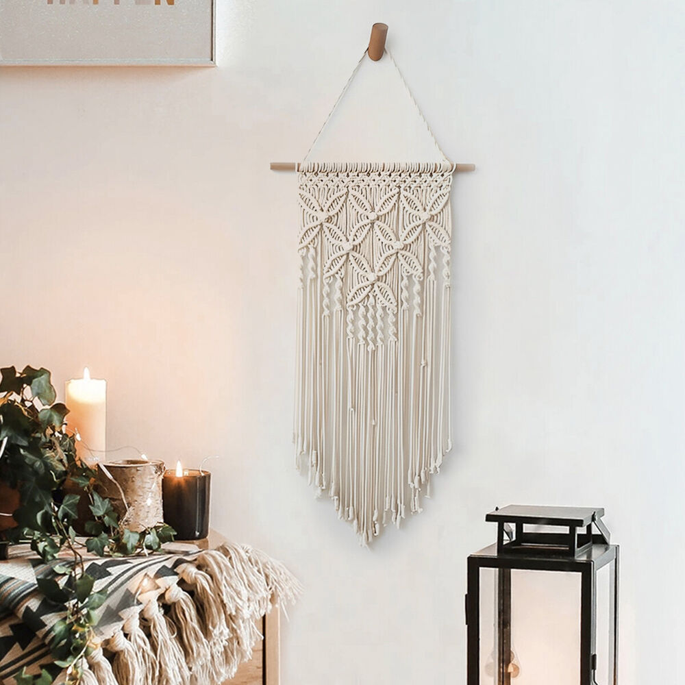 Macrame Wall Hanging Tapestry Handmade Bohemian Ethnic Chic Tapestry Woven Boho