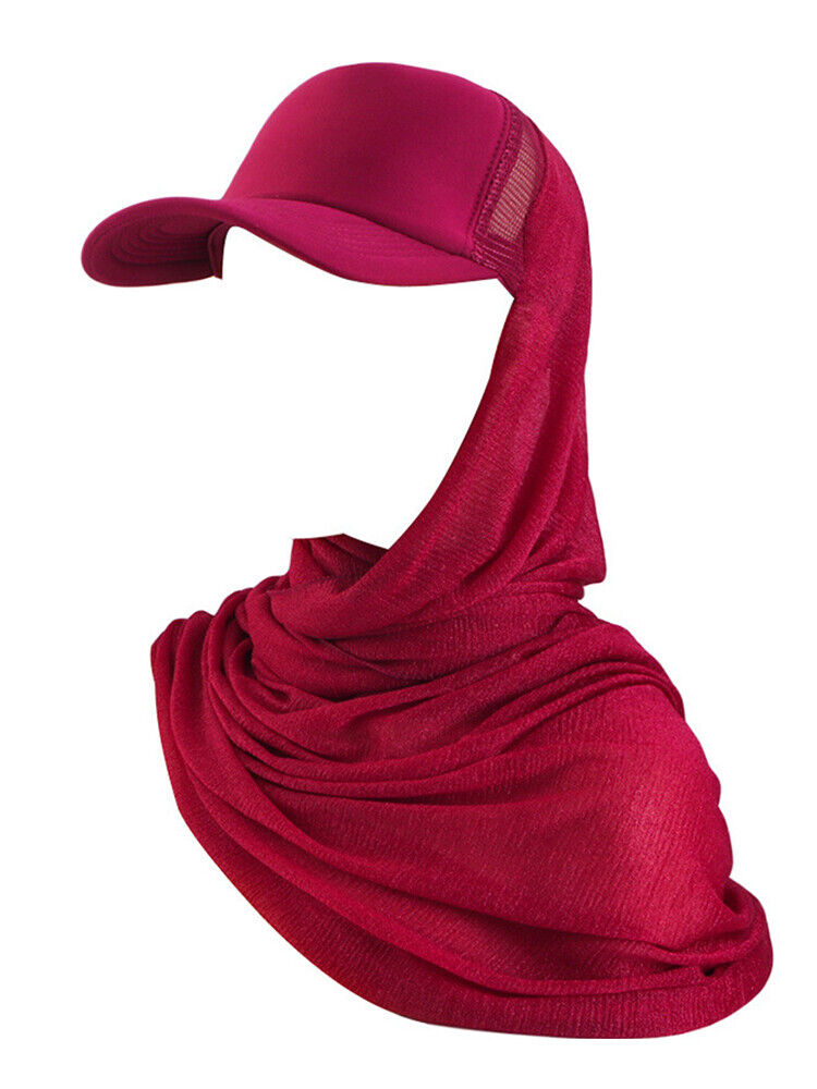 Women Ladies Baseball Hat Cap Hijab Shawl Instant Hijab Bandana Abaya Turban ღ