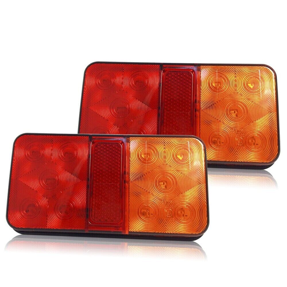 LED TRAILER TAIL LIGHTS TRUCK CARAVAN UTE BOAT LIGHT SCREW Waterproof IP67 Stop