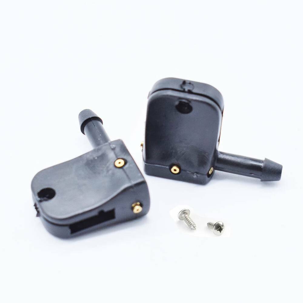 2Pcs Universal Washer Nozzle Jet Spray Clips Set Onto Wiper Arm 9mm / 12mm Hook