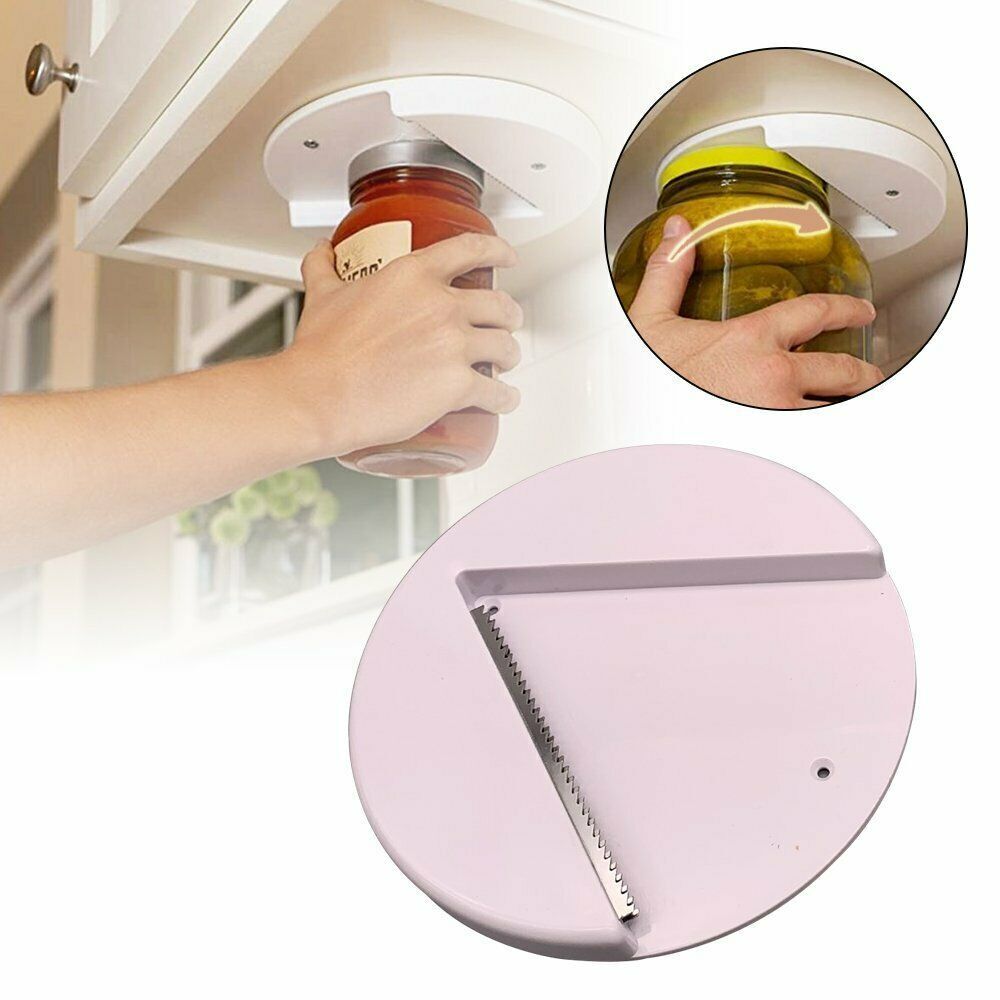 Arthritis Glass Jar Opener for Under the Kitchen Cabinet Counter LBZ Remover Aid