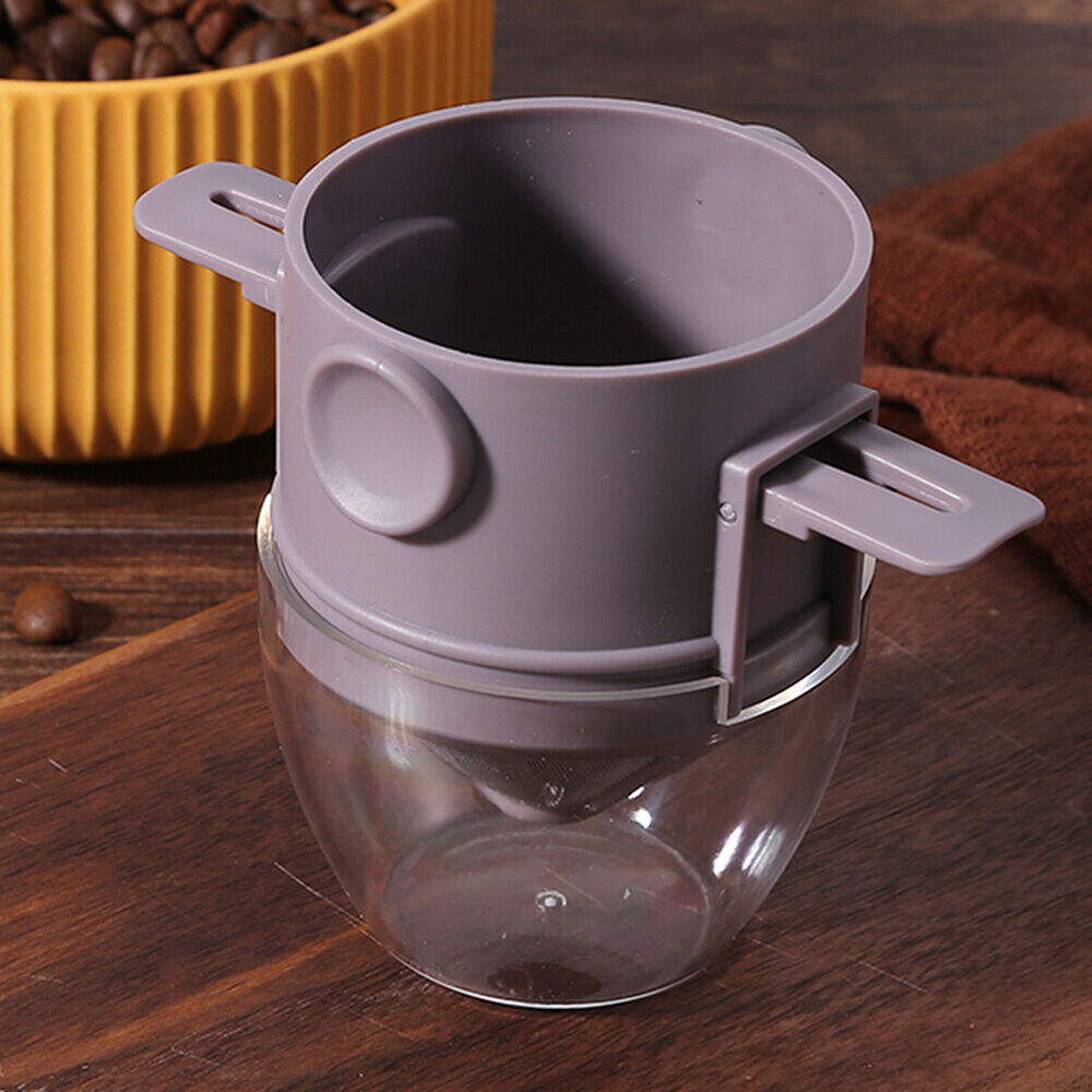 Coffee Filter Stainless Steel Hand Brewed Coffee Filter Cup Collapsible Reusable