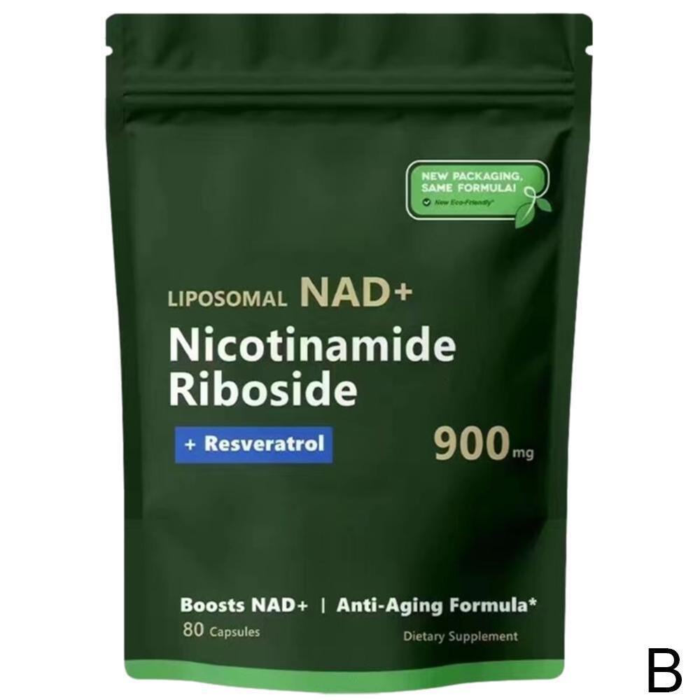 NAD+ Supplement for Anti-Aging, Energy,Focus / Nicotinamide Riboside Resveratrol