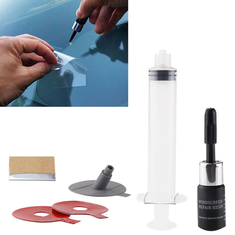 Window Tool Crack Remove Chip Resin Glass Recovery Car Windscreen Repair Kit #T