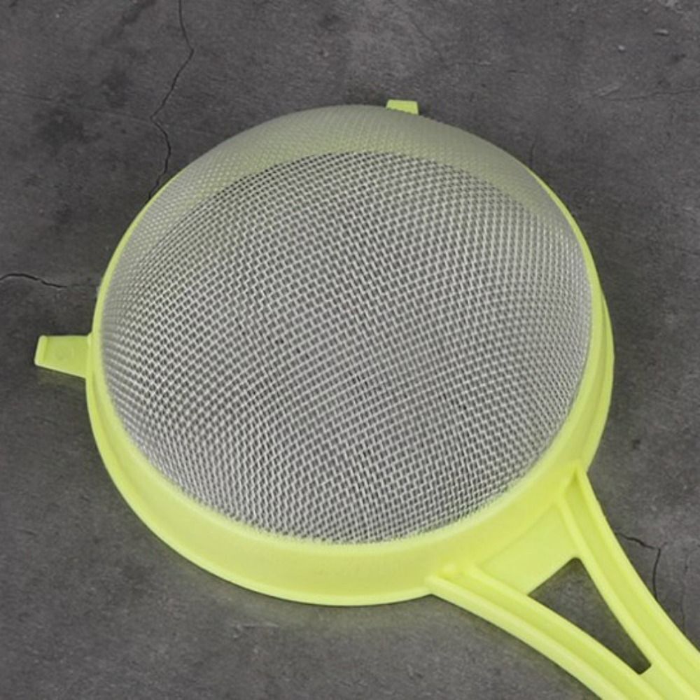 4Pcs/Set Plastic Flour Sieve Fine Mesh Juice Filter Colander Icing Sugar